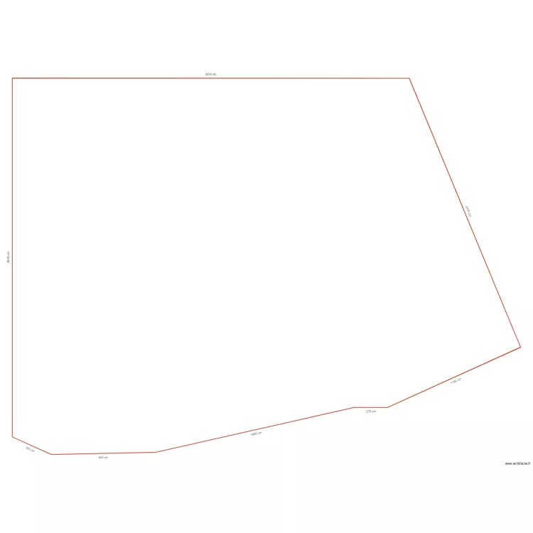 parcelle Ruragaragaza. Floor plan with 