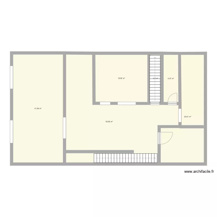 Villar Planta Alta. Floor plan with 