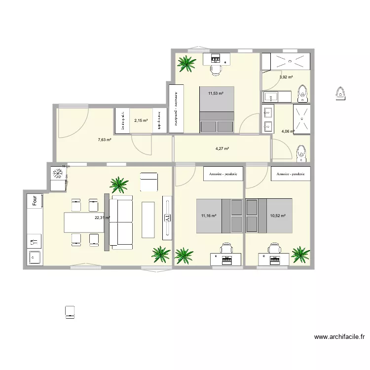 alonso cano 17 ene 22. Floor plan with 