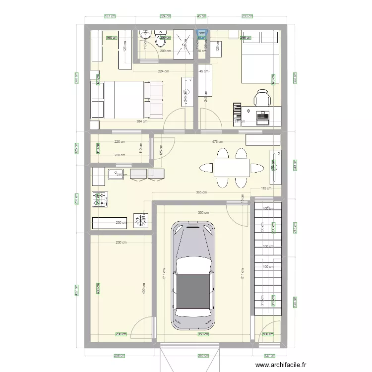Planta1. Floor plan with Planta1. Floor plan with