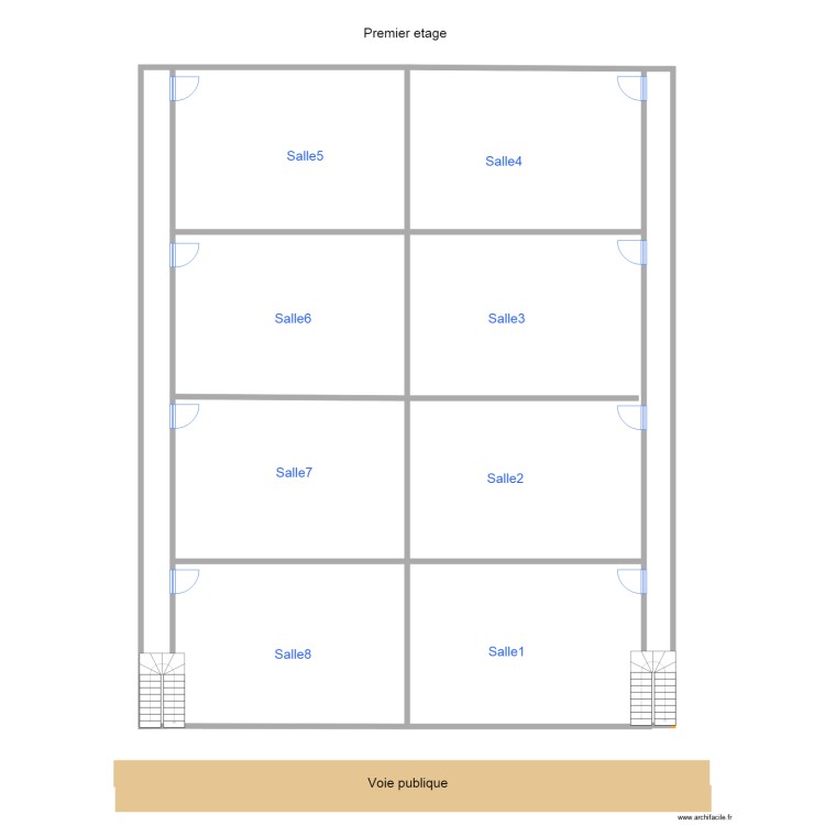 third level. Floor plan with 0 room and 0 m2