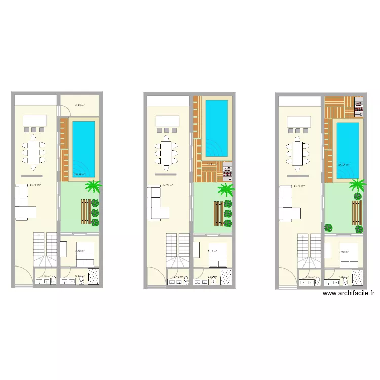 PROYECTO B. Floor plan with PROYECTO B. Floor plan with