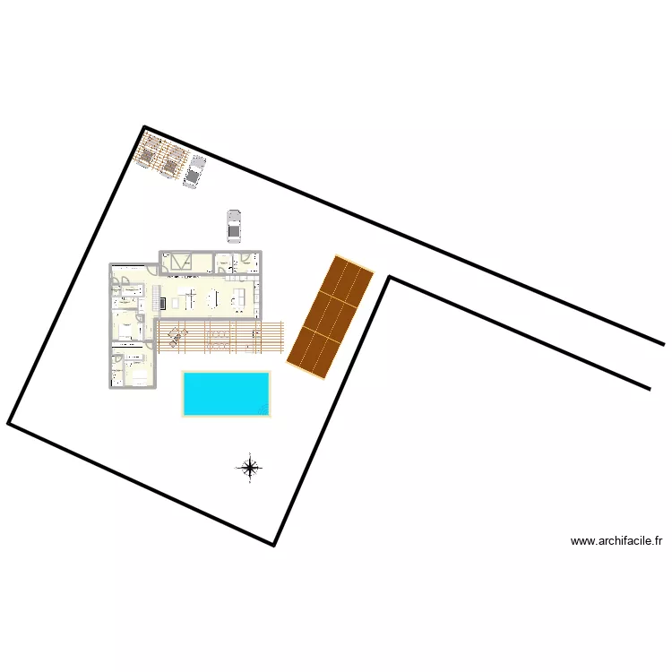Plan 2. Floor plan with 20 and 302 m² Plan 2. Floor plan with 20 and 302 m²