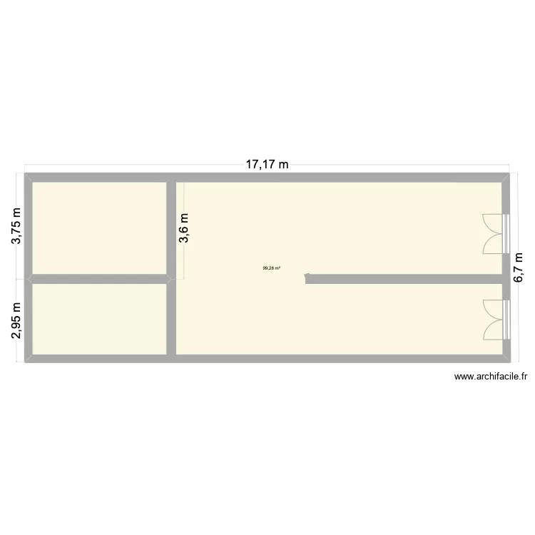 st jean. Floor plan with 