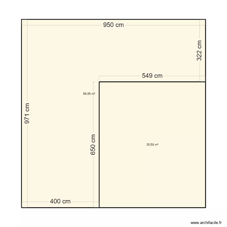 Sample. Floor plan with 