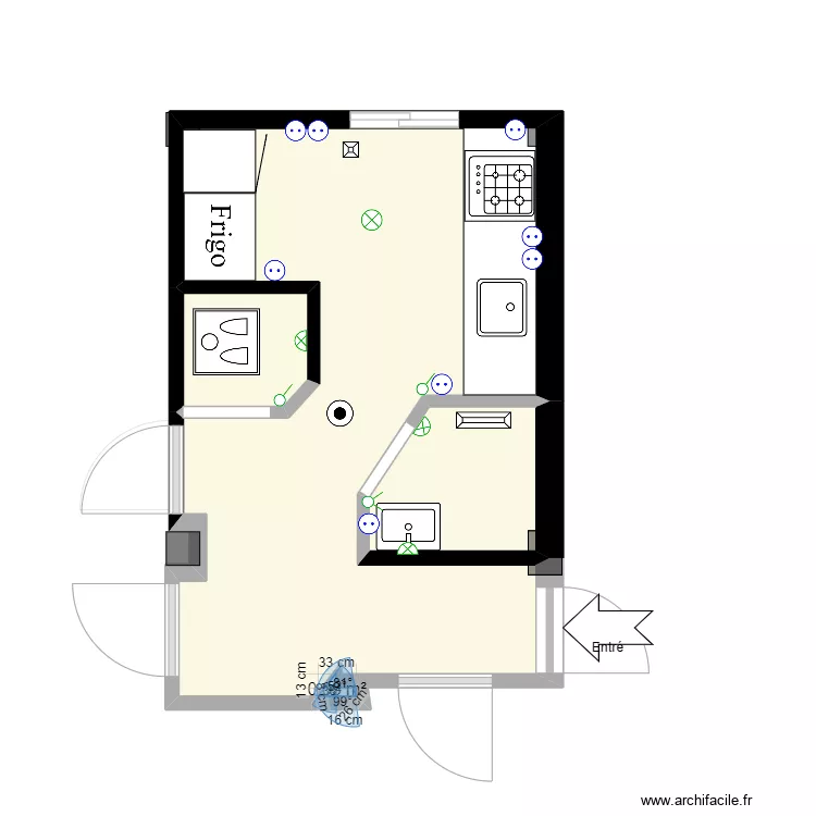 Bouderdara Comptable 1. Floor plan with 