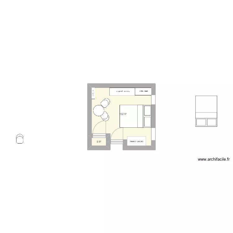 mero room. Floor plan with 