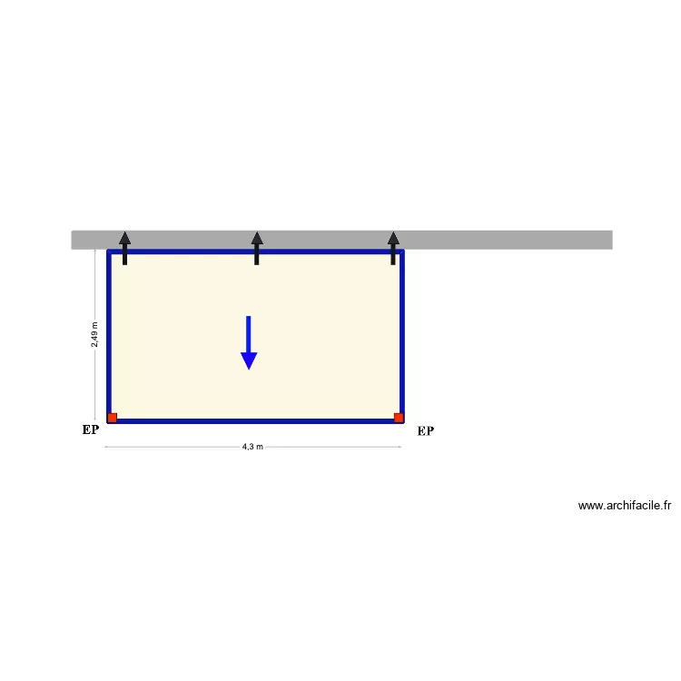 M50 3. Floor plan with 1 and 10 m² M50 3. Floor plan with 1 and 10 m²