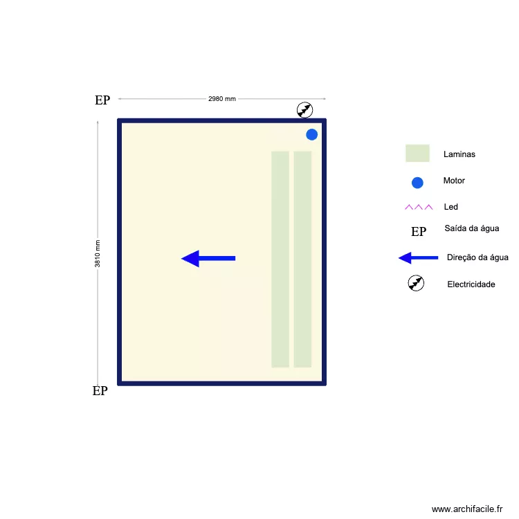 Antonio Barbosa. Floor plan with 1 Room and 11 m²