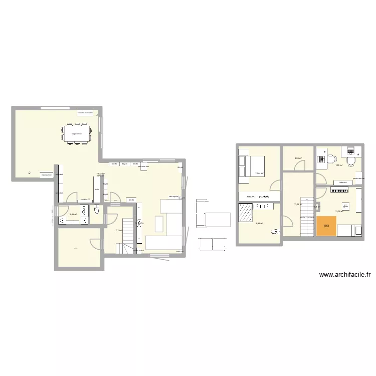 RDC_1. Floor plan with 11  and 157 m²