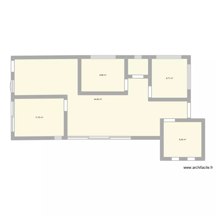 no 611. Floor plan with 5 and 82 m² no 611. Floor plan with 5 and 82 m²