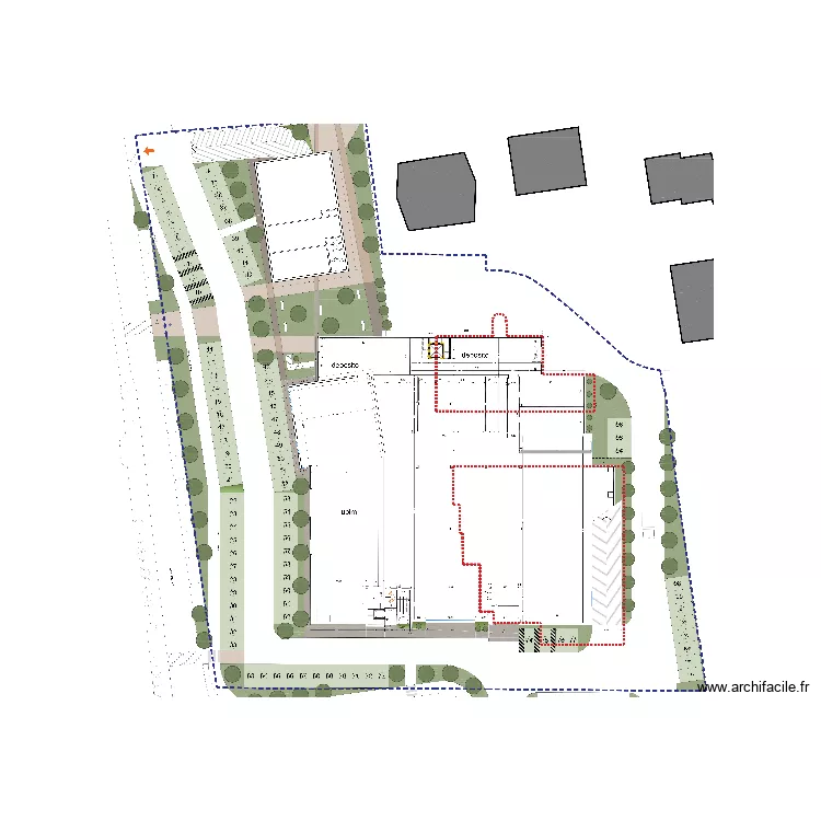 abc. Floor plan with 