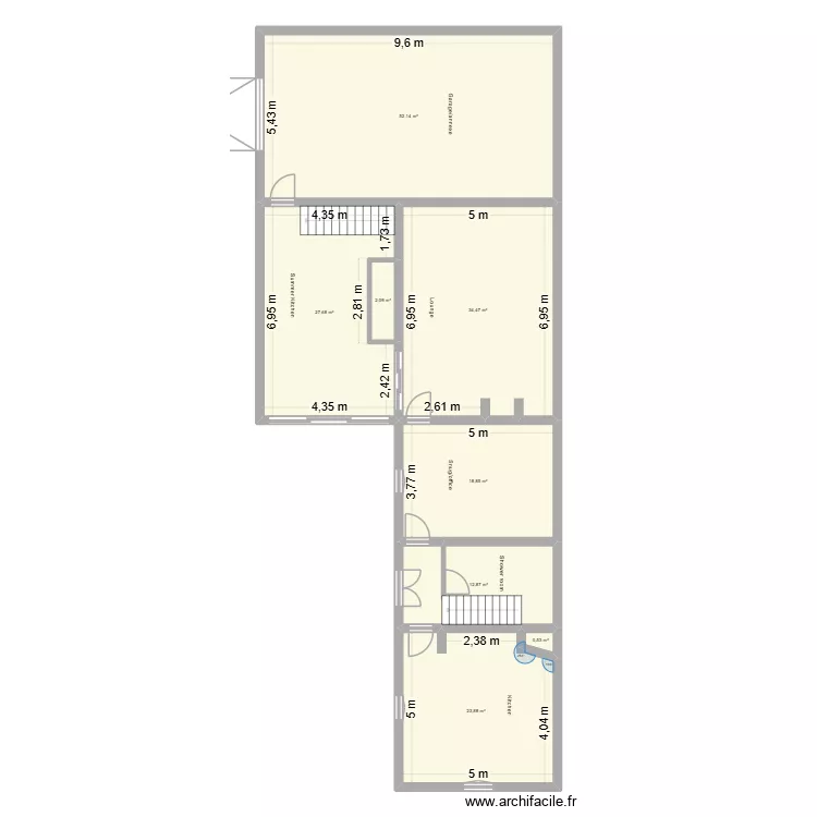 Chemieux Ponsan. Floor plan with Chemieux Ponsan. Floor plan with