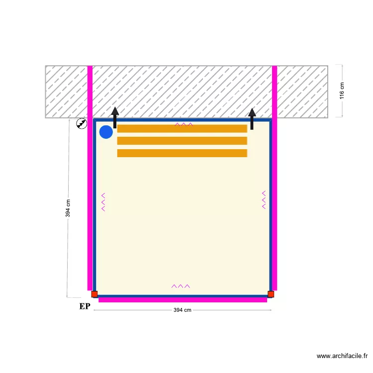 Bookbinder Luz. Floor plan with Bookbinder Luz. Floor plan with