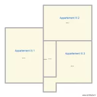 plan INSS superficie appartements troisieme étage