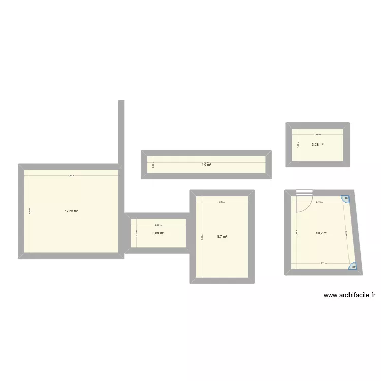 casa. Floor plan with 