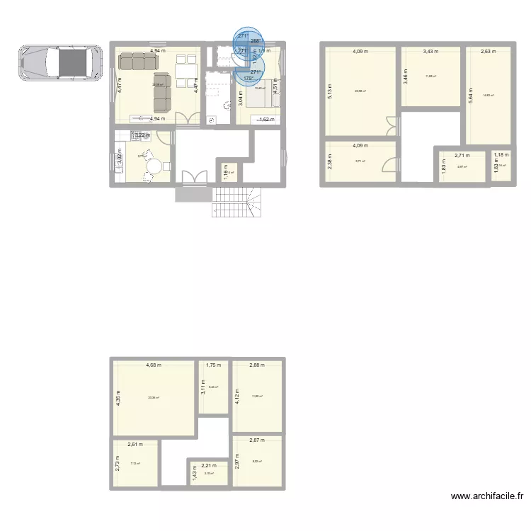 Göynük Ev Plan-2. Floor plan with 16 Rooms and 164 m² Göynük Ev Plan-2. Floor plan with 16 Rooms and 164 m²