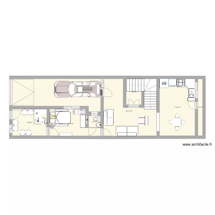 planta 1. Floor plan with planta 1. Floor plan with
