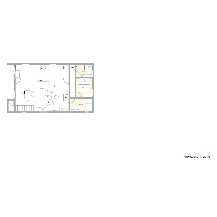 boyer durand. Floor plan with 0 room and 0 m2