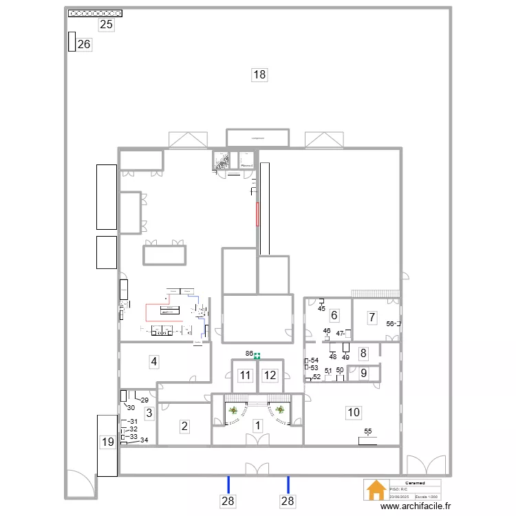 Plasma 4 - 1. Floor plan with 