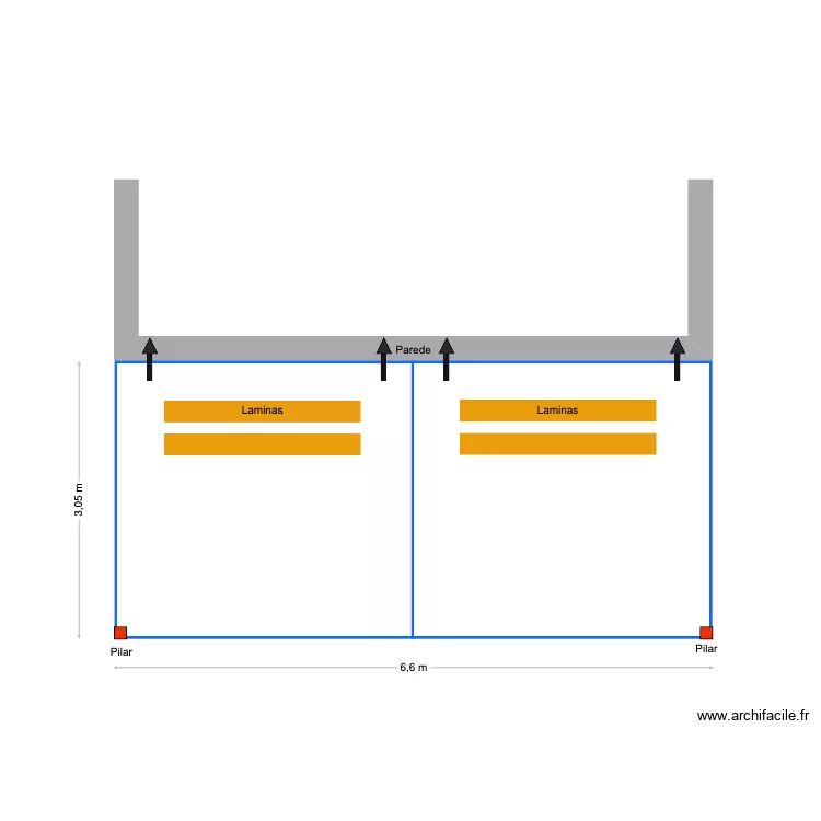Biasi CASCAIS. Floor plan with 
