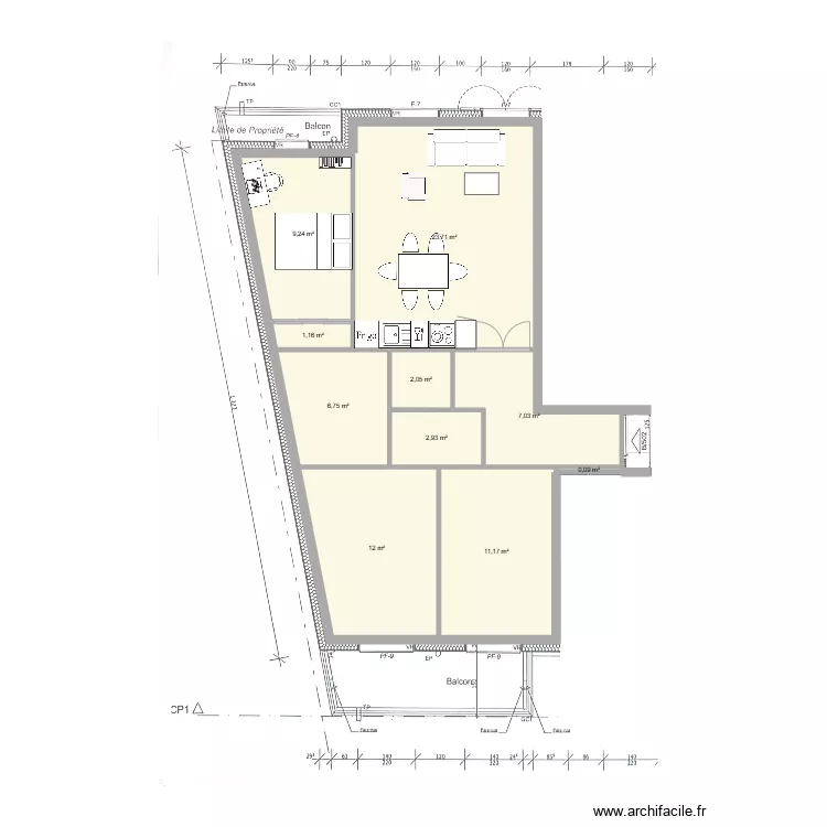 Test. Floor plan with 