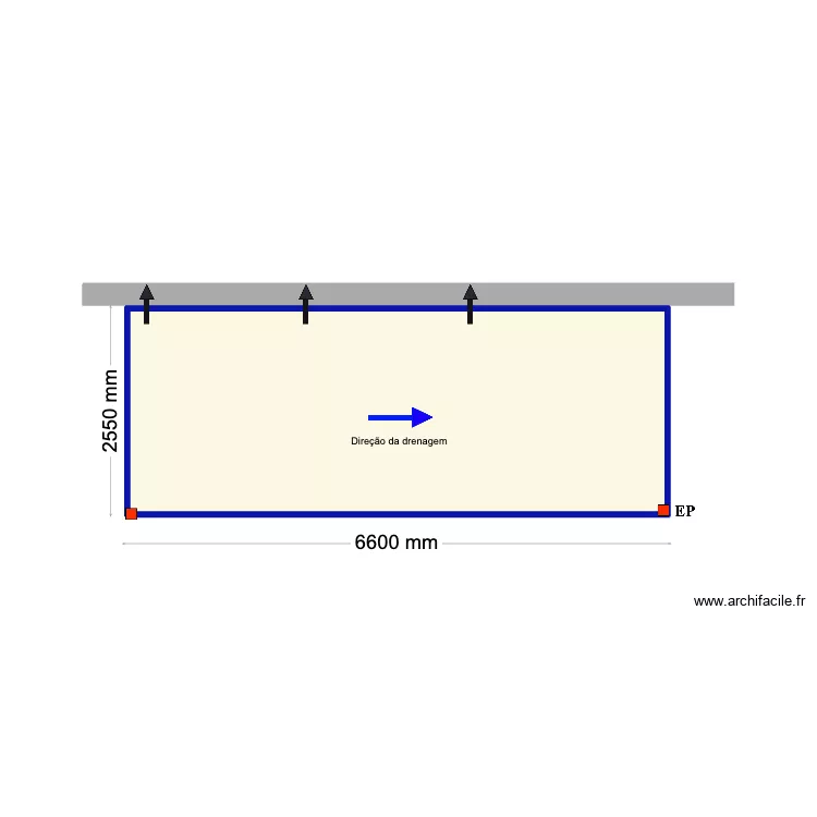 Sarah de brito. Floor plan with 1 Room and 16 m²