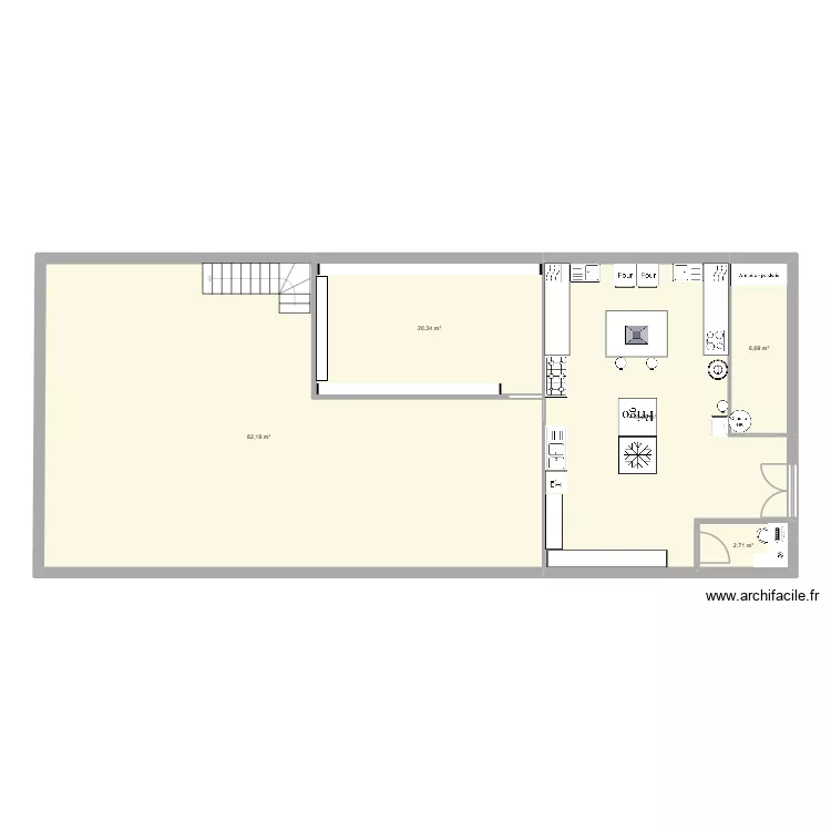 kilian pt5. Floor plan with 5  and 152 m²