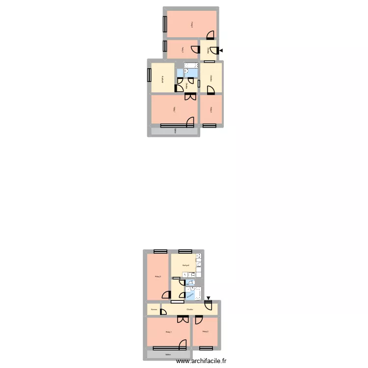 Hornick&aacute; 656, byt 6. Floor plan with 15  and 199 m²
