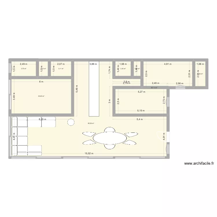 la datcha 1. Floor plan with 