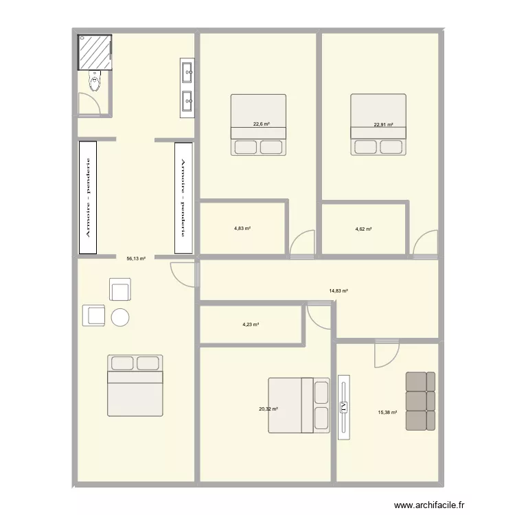 nativa chambres. Floor plan with 9 Rooms and 166 m² nativa chambres. Floor plan with 9 Rooms and 166 m²