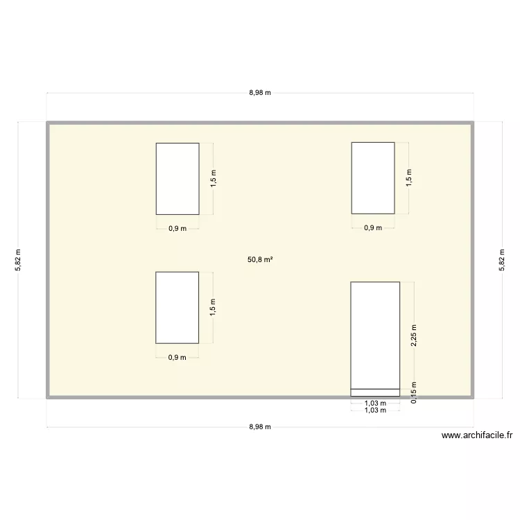 cotation3. Floor plan with cotation3. Floor plan with