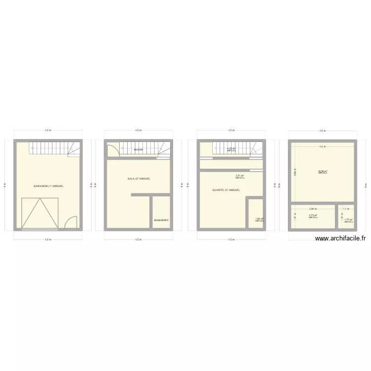 jebson. Floor plan with 11  and 92 m²