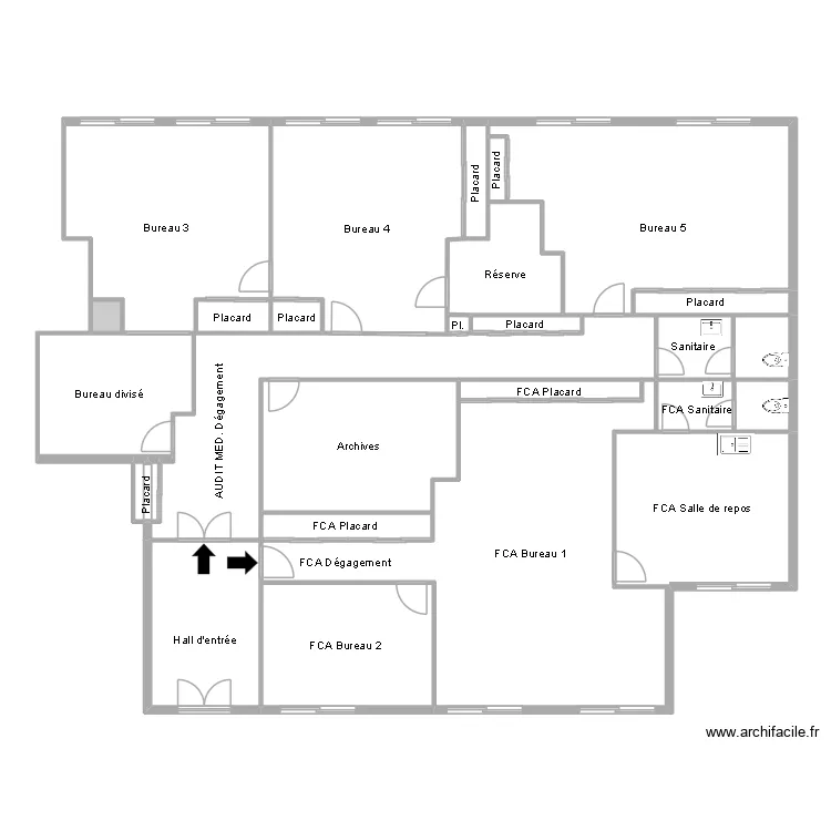 51295 SCI LES MIMOSAS. Floor plan with 24  and 256 m²