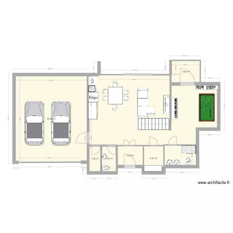 Design House. Floor plan with 