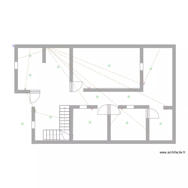 casa Marly. Floor plan with 