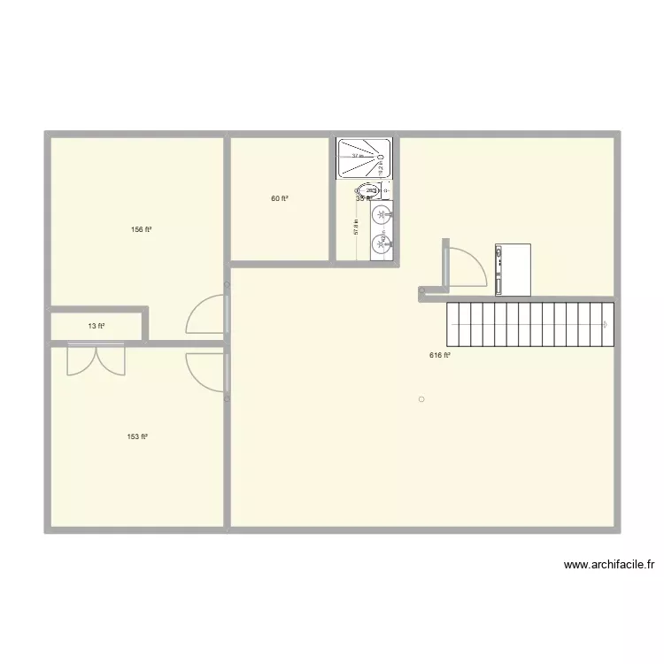 basement plan1. Floor plan with 6 Rooms and 96 m² basement plan1. Floor plan with 6 Rooms and 96 m²