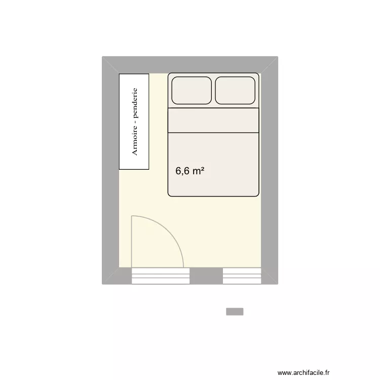 Casa. Floor plan with 1 and 7 m² Casa. Floor plan with 1 and 7 m²