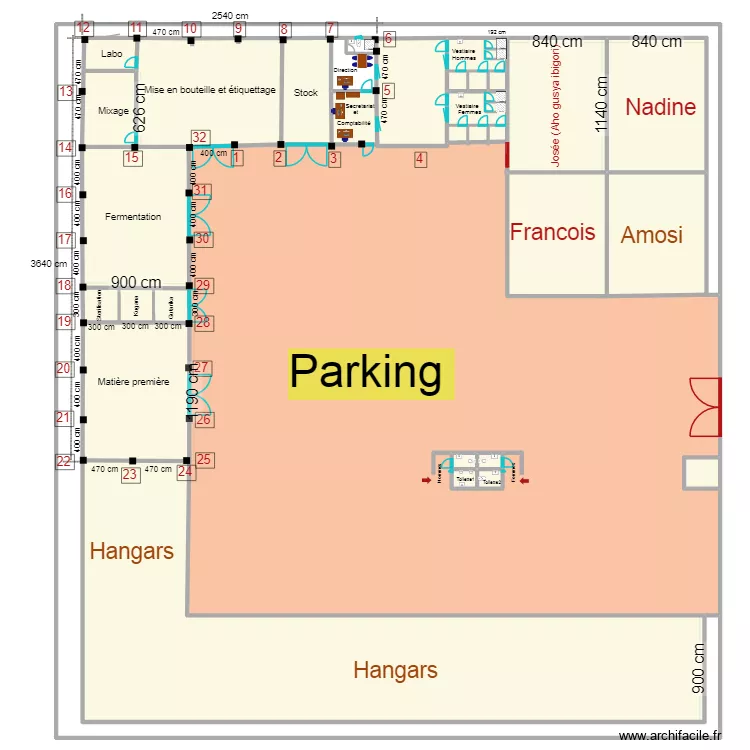 Plan Q10 bis. Floor plan with 25 Rooms and 3107 m² Plan Q10 bis. Floor plan with 25 Rooms and 3107 m²