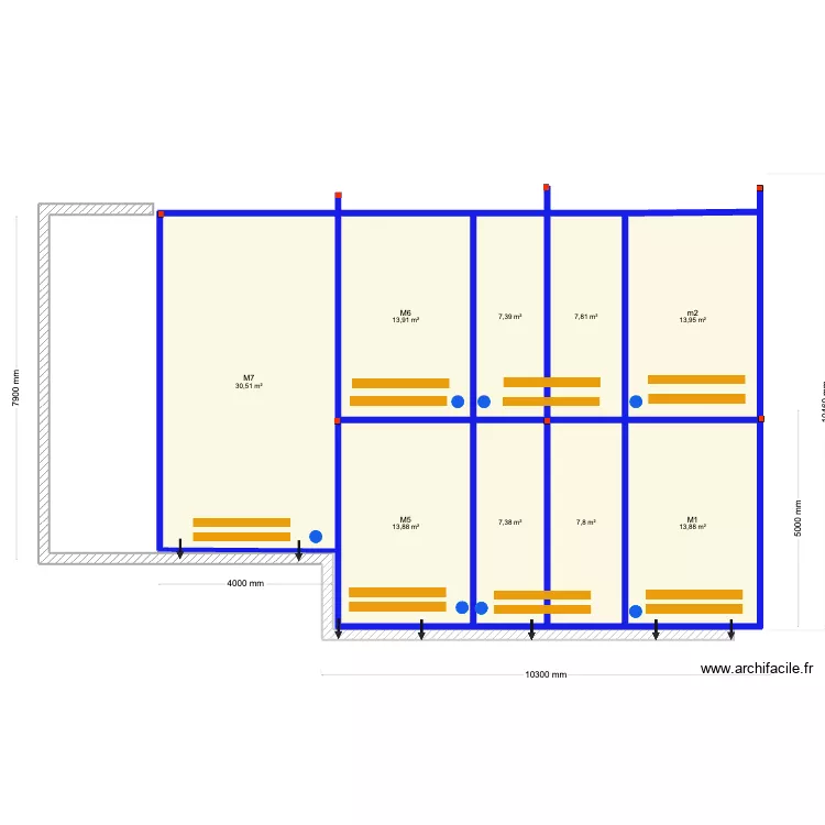 Finnigan 3 modules parfait. Floor plan with Finnigan 3 modules parfait. Floor plan with