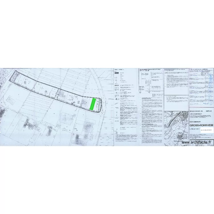 Gross-Rohrheim. Floor plan with Gross-Rohrheim. Floor plan with