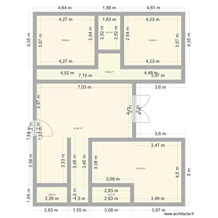 ILY. Floor plan with 8 and 119 m² ILY. Floor plan with 8 and 119 m²