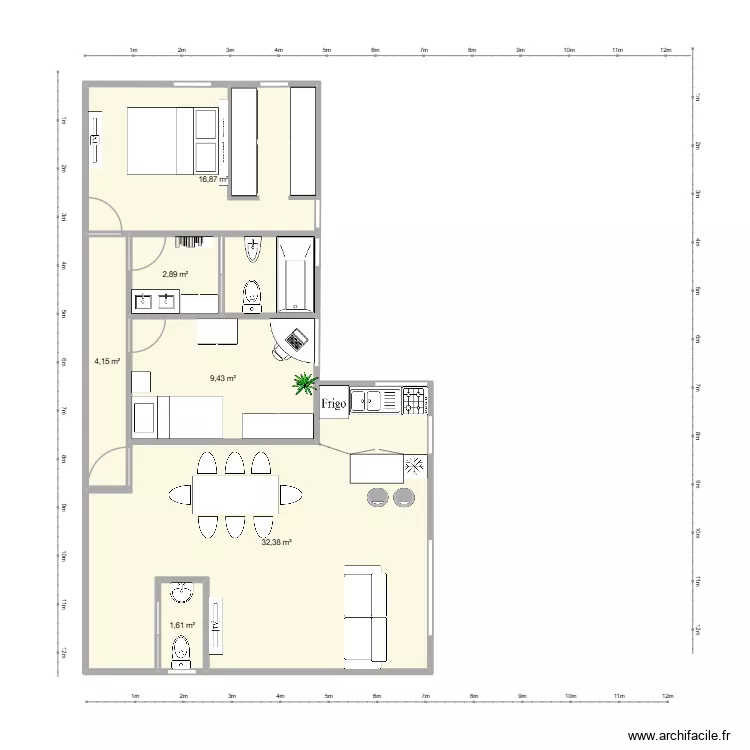 Casa. Floor plan with 8  and 427 m²
