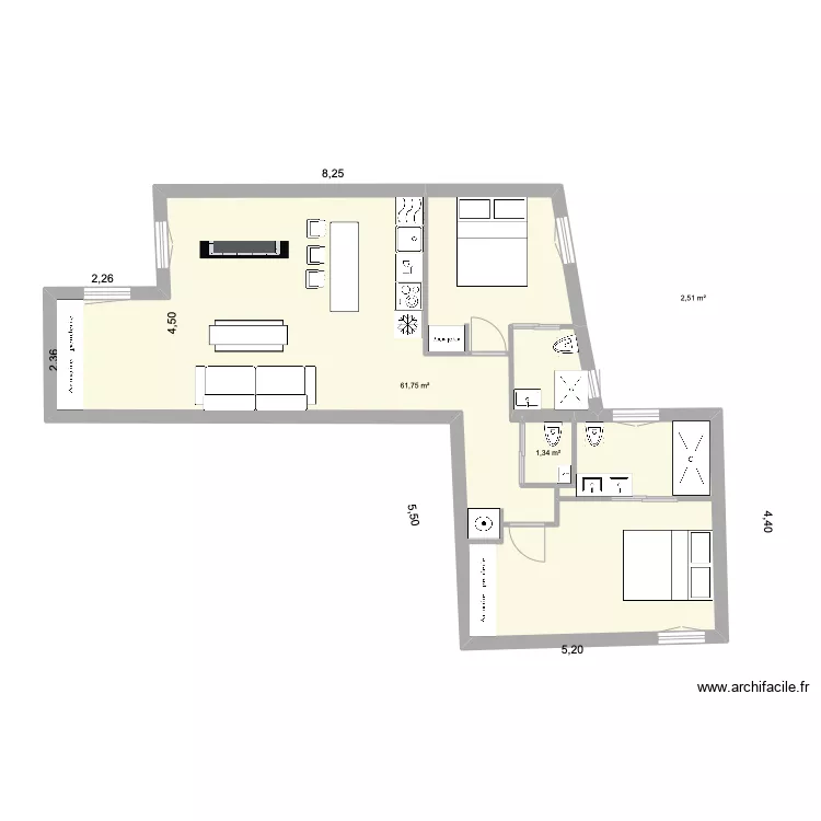 claudio coello 43 2 piso 2. Floor plan with 