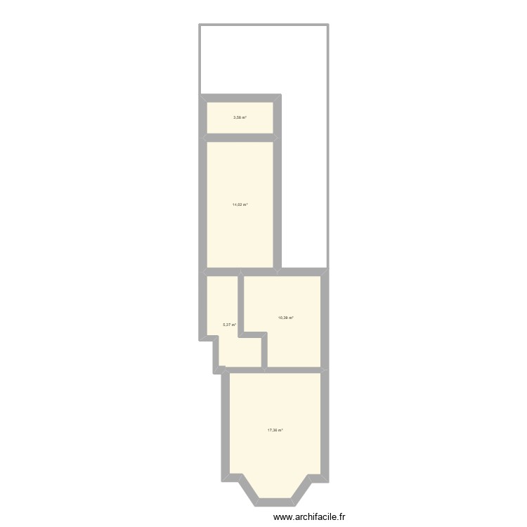 Garden flat Shorrolds road 2. Floor plan with 0 room and 0 m2