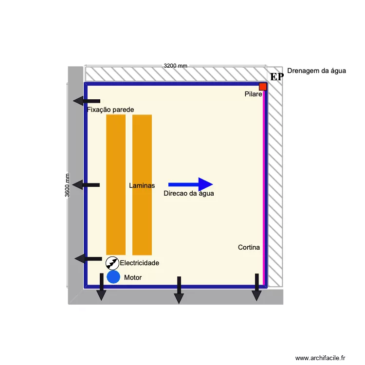 Sousa. Floor plan with 