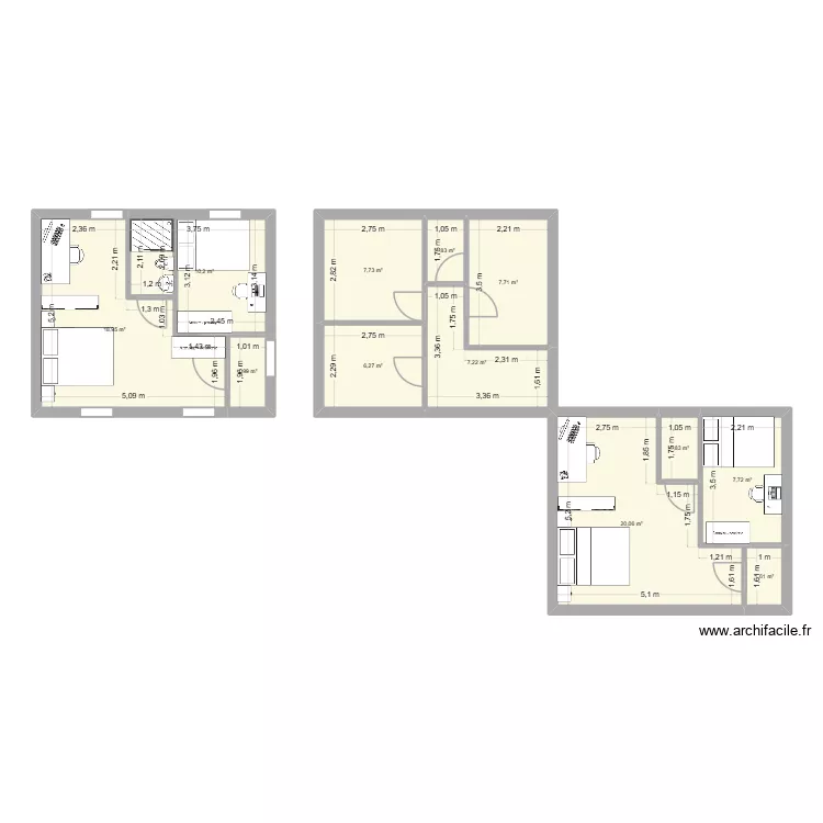 Segunda Planta. Floor plan with 12  and 93 m²