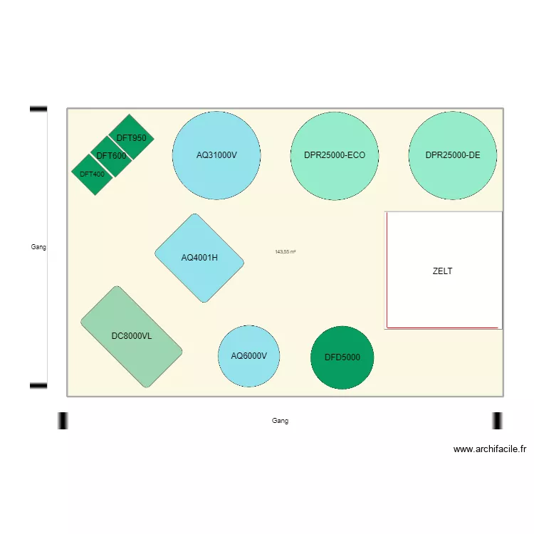 Feldtage 24 Standplan. Floor plan with 