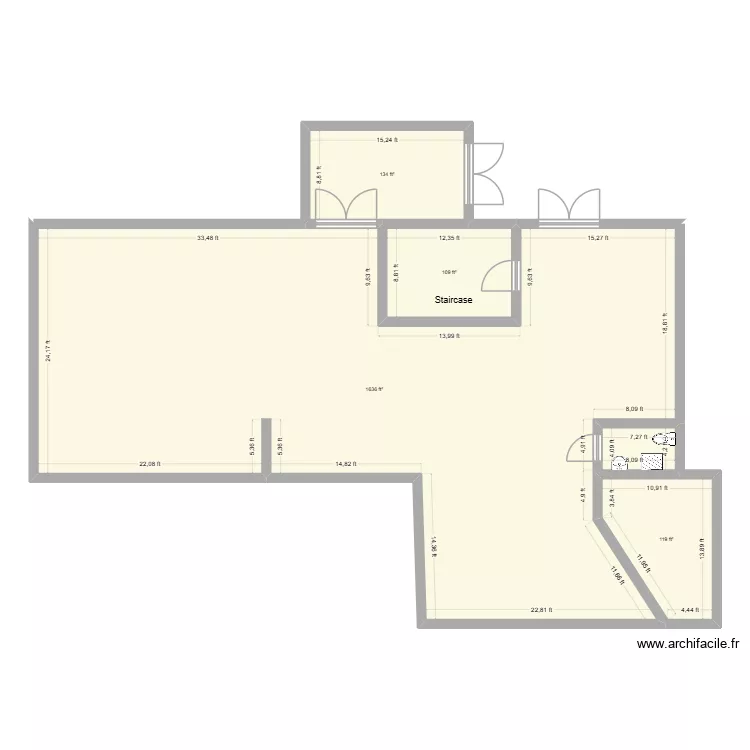 Christian1. Floor plan with 4  and 186 m²