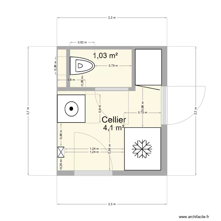 Buanderie_v_07072025. Floor plan with 
